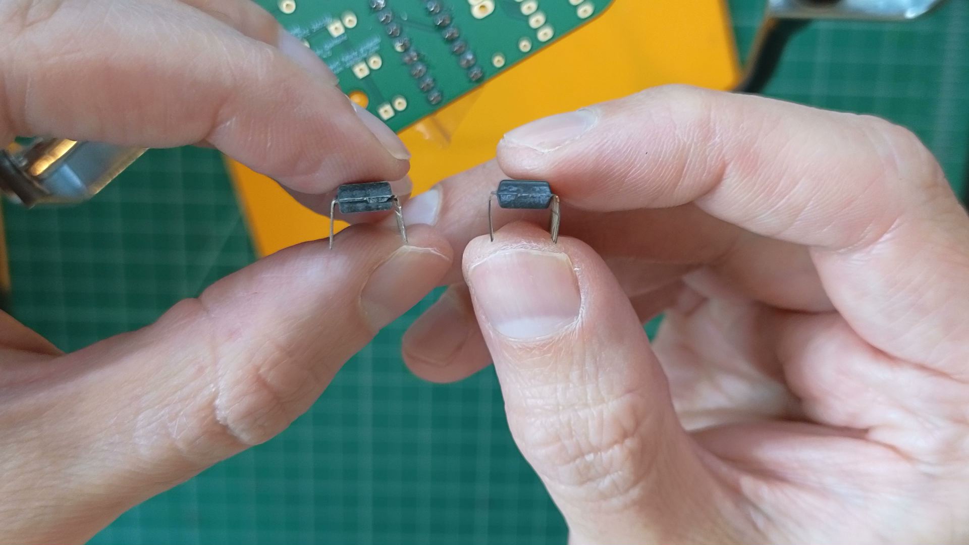 straightening 4017 pins